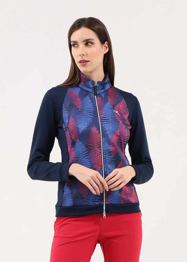 Chervo Women's PICCINA Pro-Therm® Full-Zip Sweater - NAVY FERN