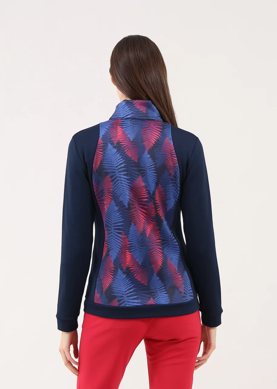 Chervo Women's PICCINA Pro-Therm® Full-Zip Sweater - NAVY FERN