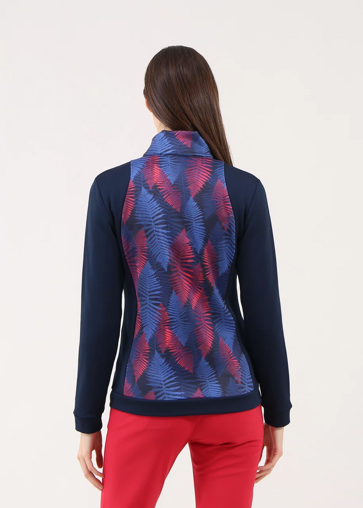 Chervo Women's PICCINA Pro-Therm® Full-Zip Sweater - NAVY FERN