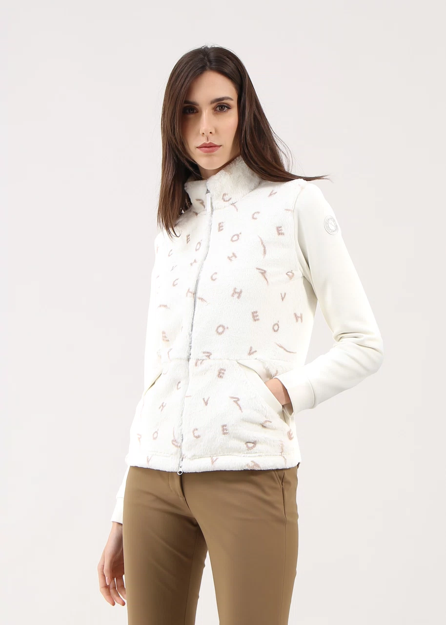 Chervò Women's  PETRUSKA PRO-THERM® Faux Fur Golf Jacket - STONE