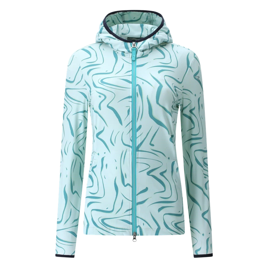 Chervo Women's PASADA Full-Zip Lightweight Jacket - AQUARIUS TEAL