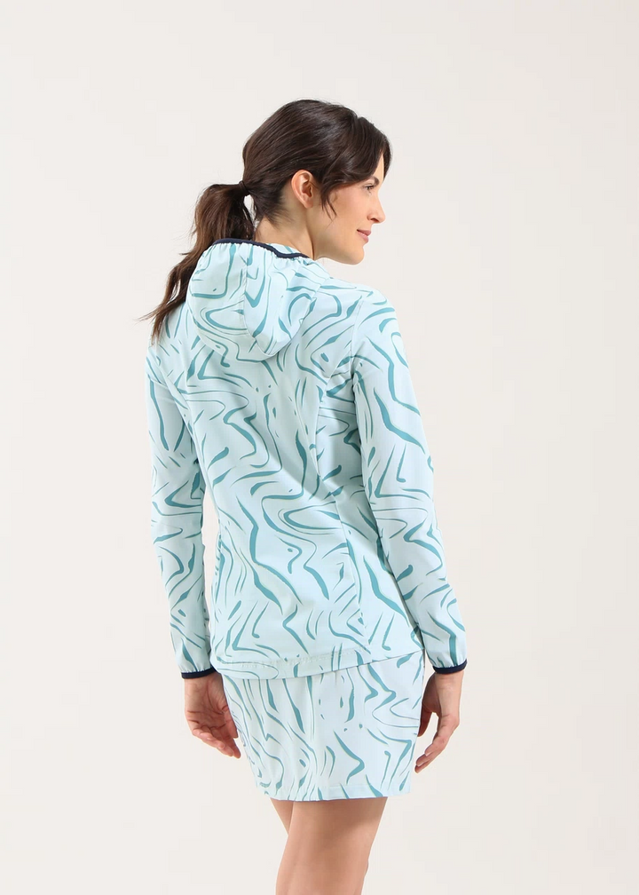 Chervo Women's PASADA Full-Zip Lightweight Jacket - AQUARIUS TEAL