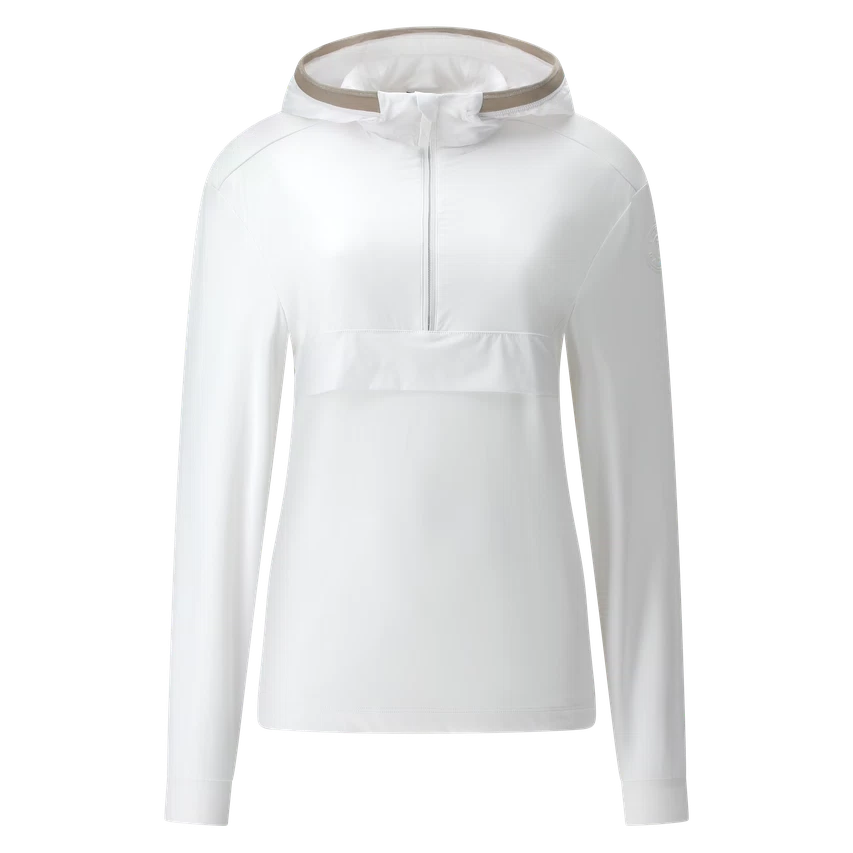 Chervo Women's PEPPERMINT Half-Zip Light Space Anorak - WHITE