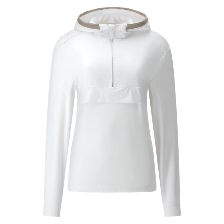 Chervo Women's PEPPERMINT Half-Zip Light Space Anorak - WHITE