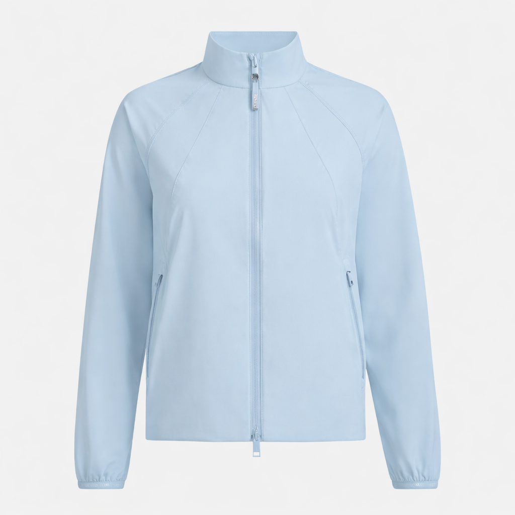G/FORE WOMEN'S WHISPER STRETCH WOVEN JACKET - PALE BAJA