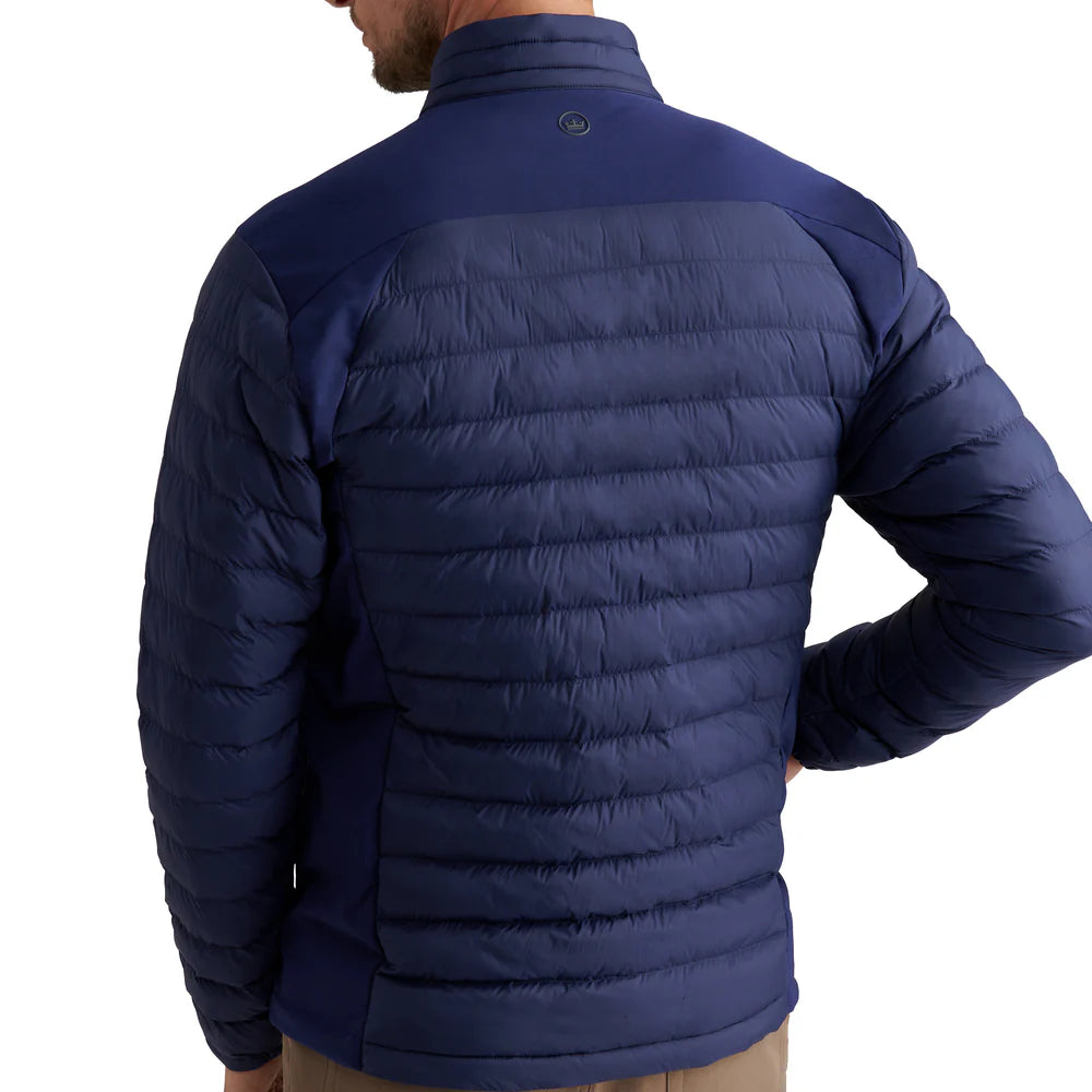 Peter Millar Men's Classic Fit Apex Quilted Jacket - NAVY