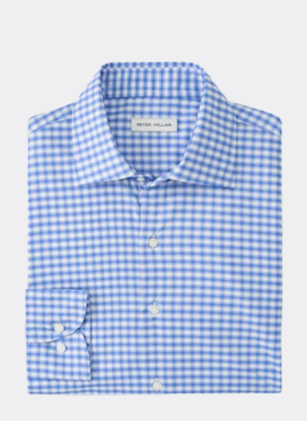 Peter Millar Mens Fairbanks Performance Twill Sport Shirt - EVENING TIDE