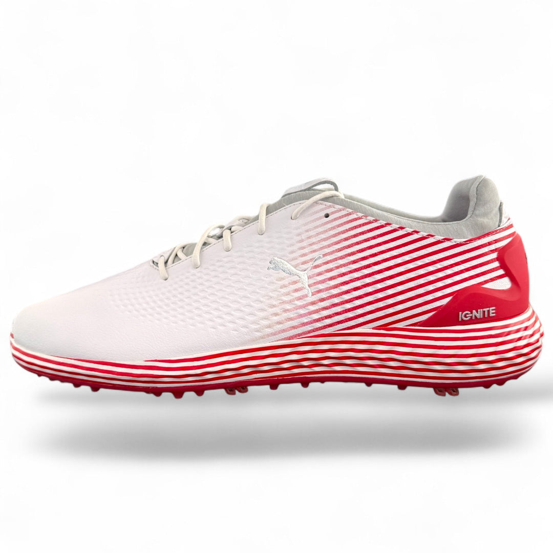 Puma Men's TOUR LTD EDITION RYDER CUP- IGNITE PWRADAPT LEATHER GOLF SHOES  - RED /SILVER/ WHITE SZ 13 (Copy)
