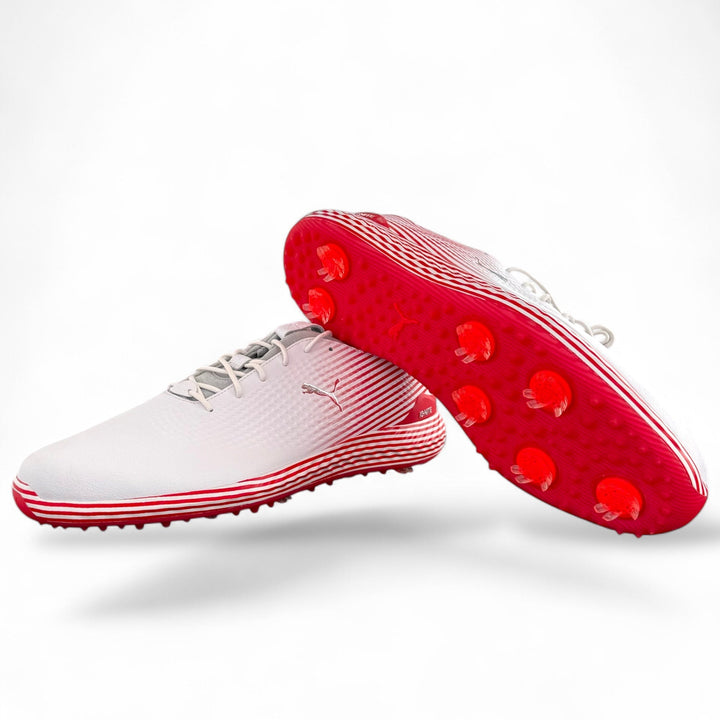 Puma Men's TOUR LTD EDITION RYDER CUP- IGNITE PWRADAPT LEATHER GOLF SHOES  - RED /SILVER/ WHITE SZ 13 (Copy)