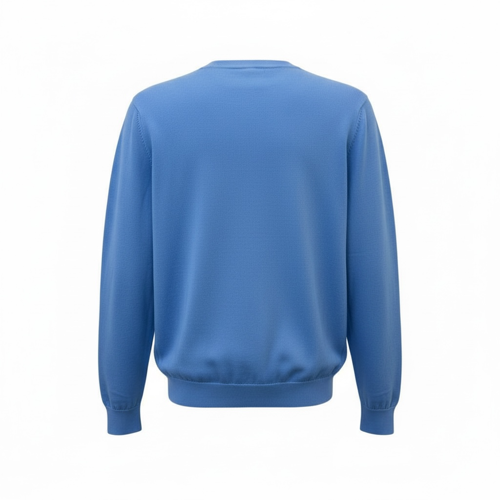 Donald Ross Mens Classic Fit SUPER GOLF Cotton Crew Neck Sweater - PROVENCE