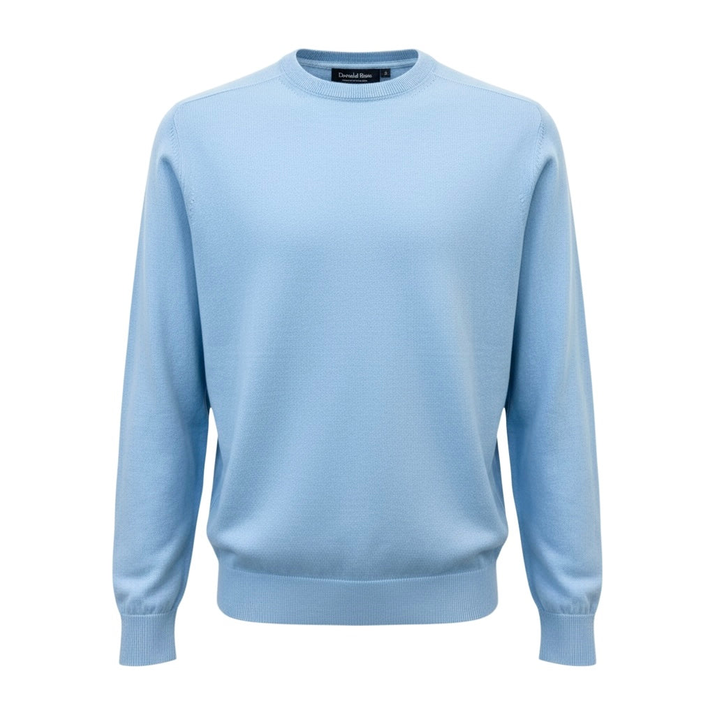 Donald Ross Men's Sport Fit Crewneck Pullover Cotton / Cashmere - COASTAL