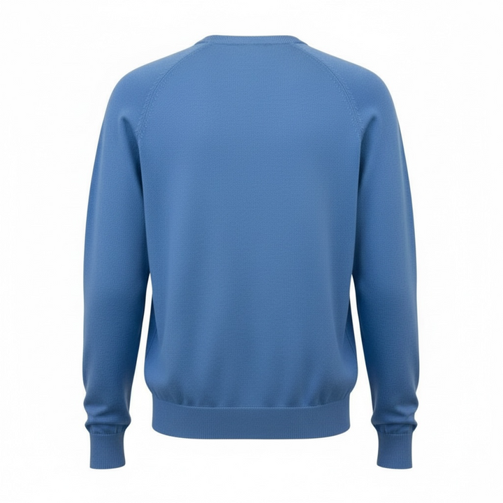 Donald Ross Men's Sport Fit Crewneck Pullover Cotton / Cashmere - ULTRAMARINE
