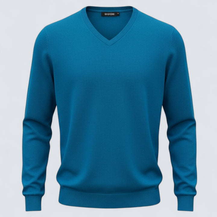G/FORE MEN'S VERSE V NECK CASHMERE SWEATER - VENETIAN
