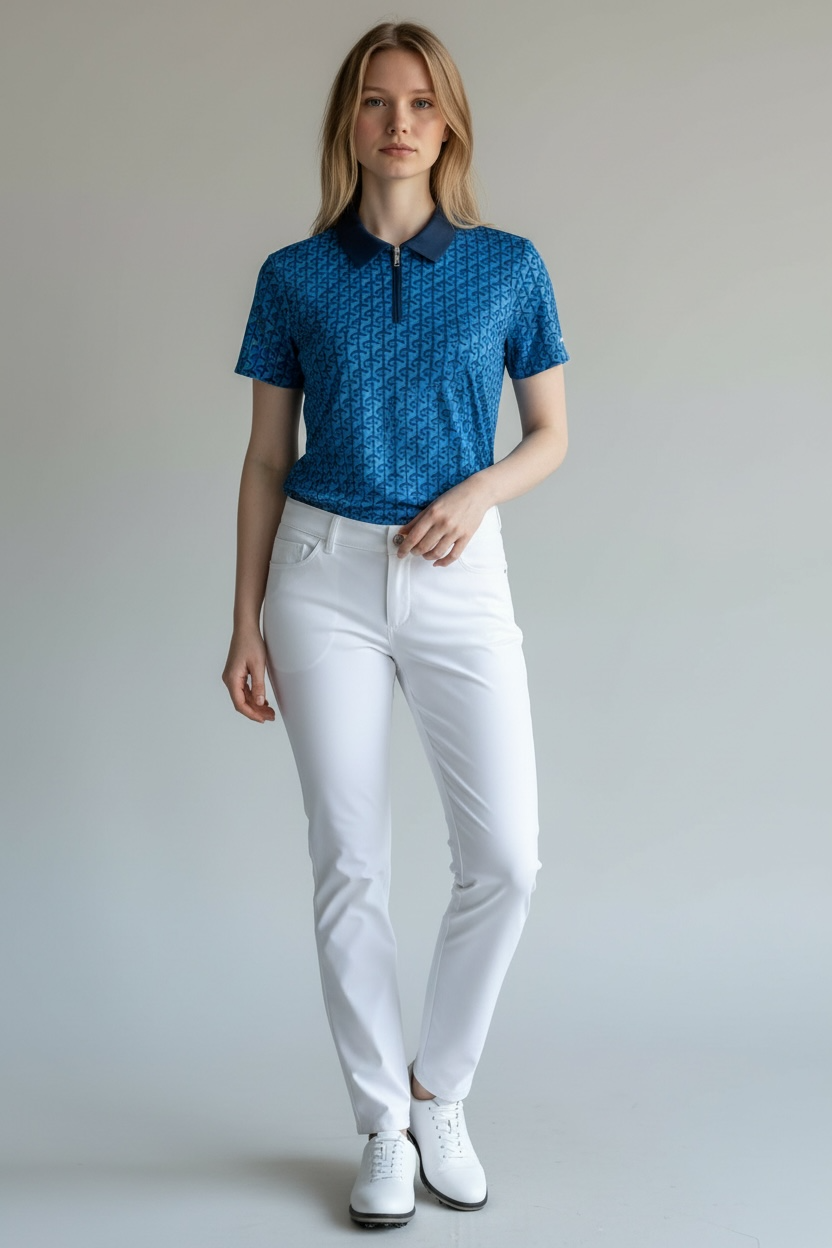 Cross Sportswear Womens ADITI Polo - BLUE