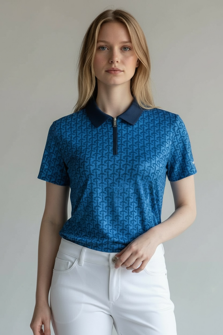 Cross Sportswear Womens ADITI Polo - BLUE