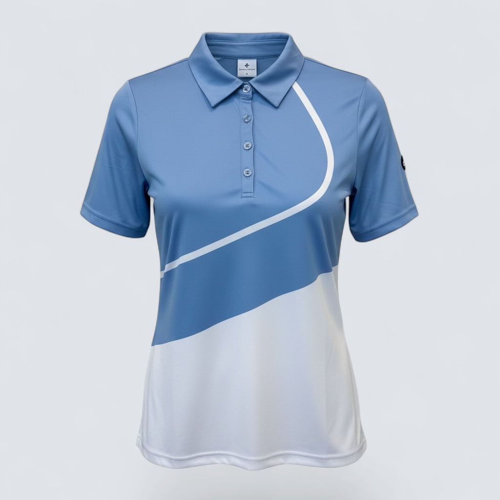 Cross Sportswear Womens WAVE Polo - BEL AIR BLUE
