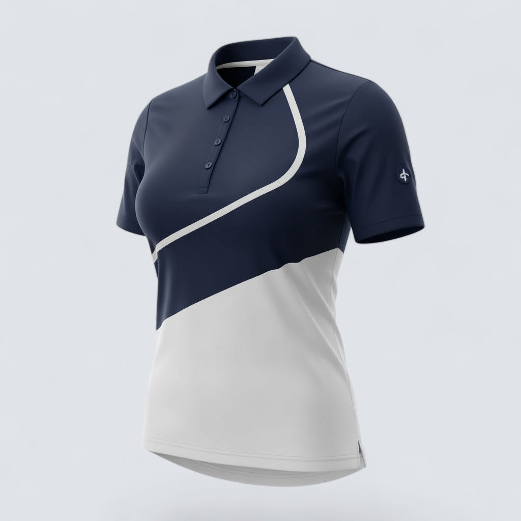 Cross Sportswear Womens WAVE Polo - NAVY