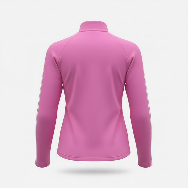Cross Women's MEDIAN 1/4 ZIP Mid Layer - PINK