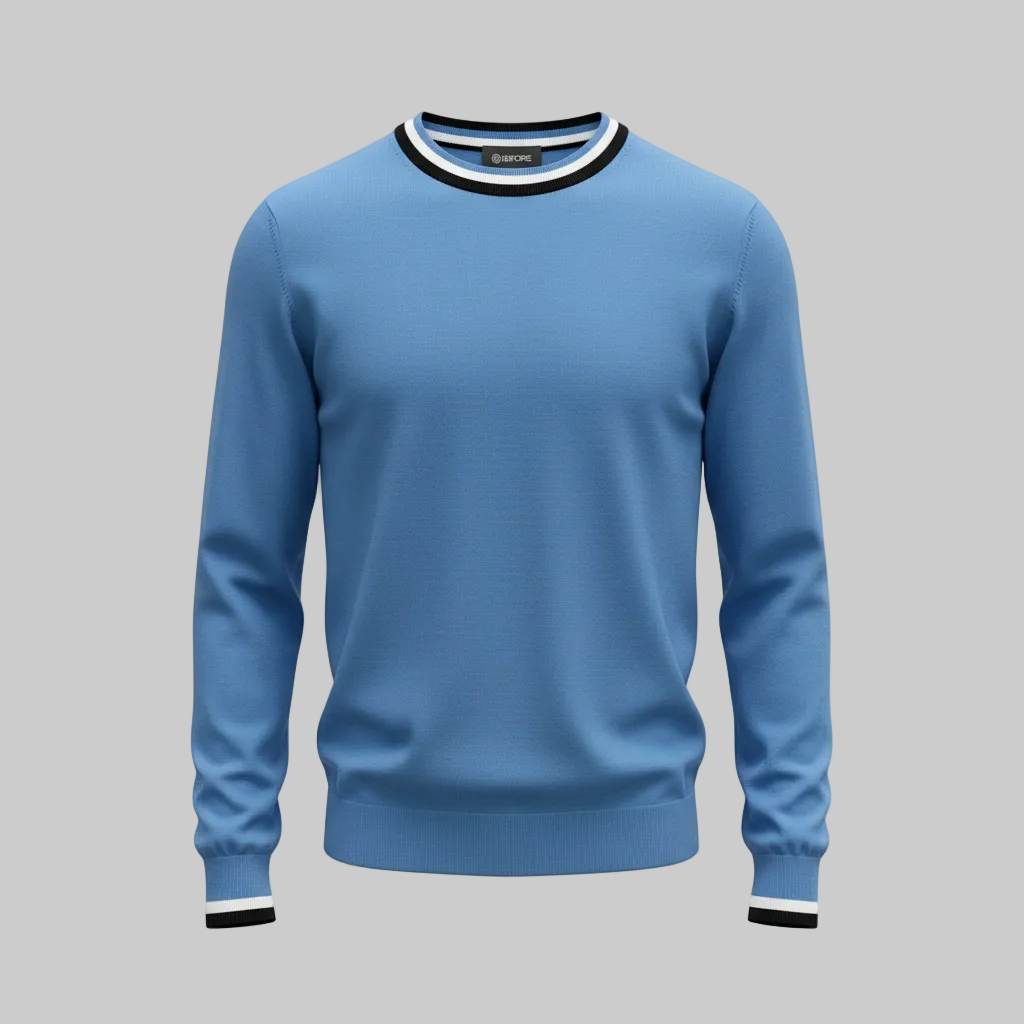 G/FORE MEN'S ITALIAN COTTON CREWNECK SWEATER - DAYBREAK