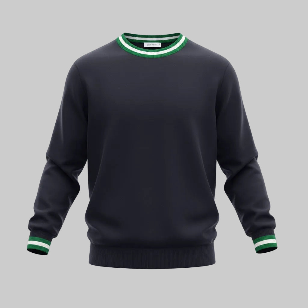 G/FORE MEN'S ITALIAN COTTON CREWNECK SWEATER - TWILIGHT
