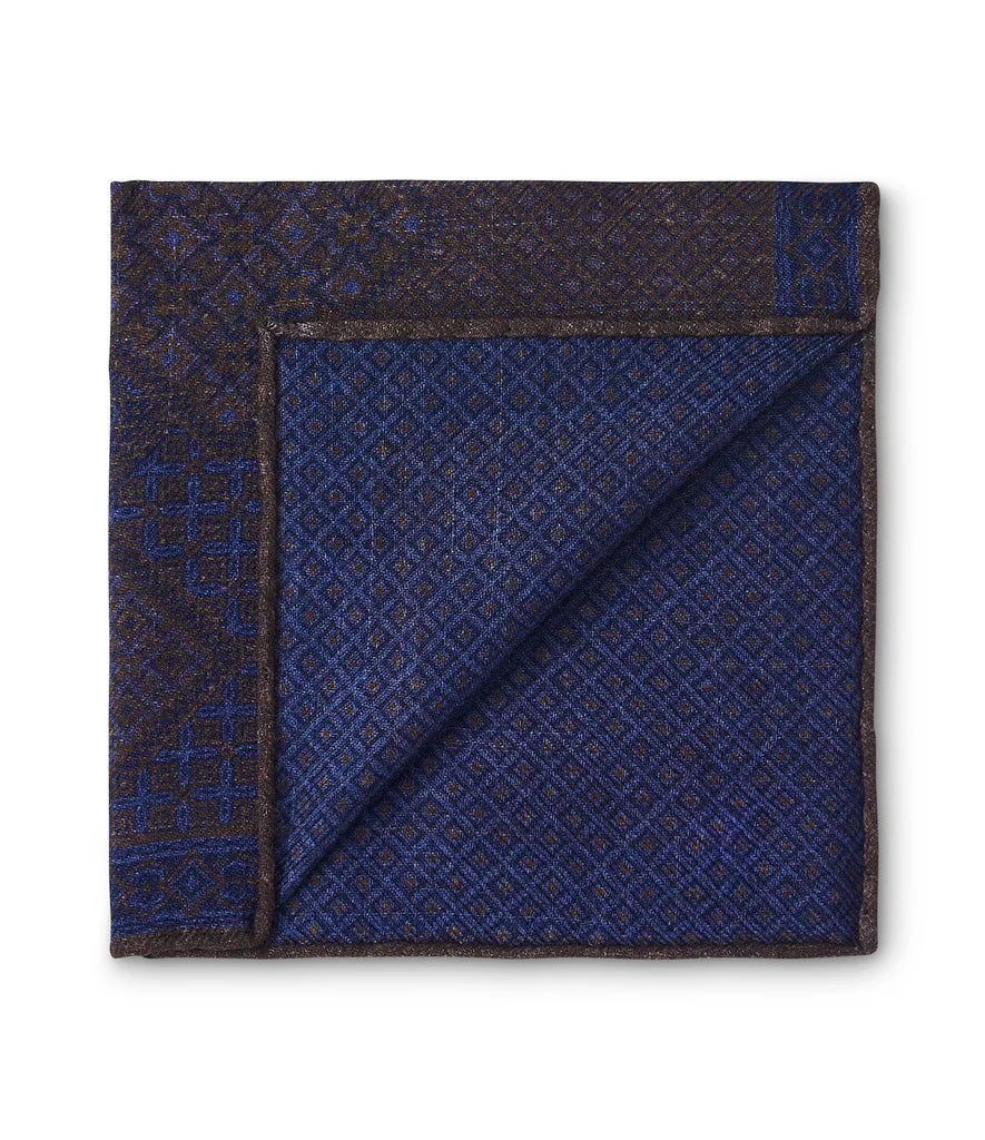Peter Millar Men's Prescott Pocket Square - NAVY