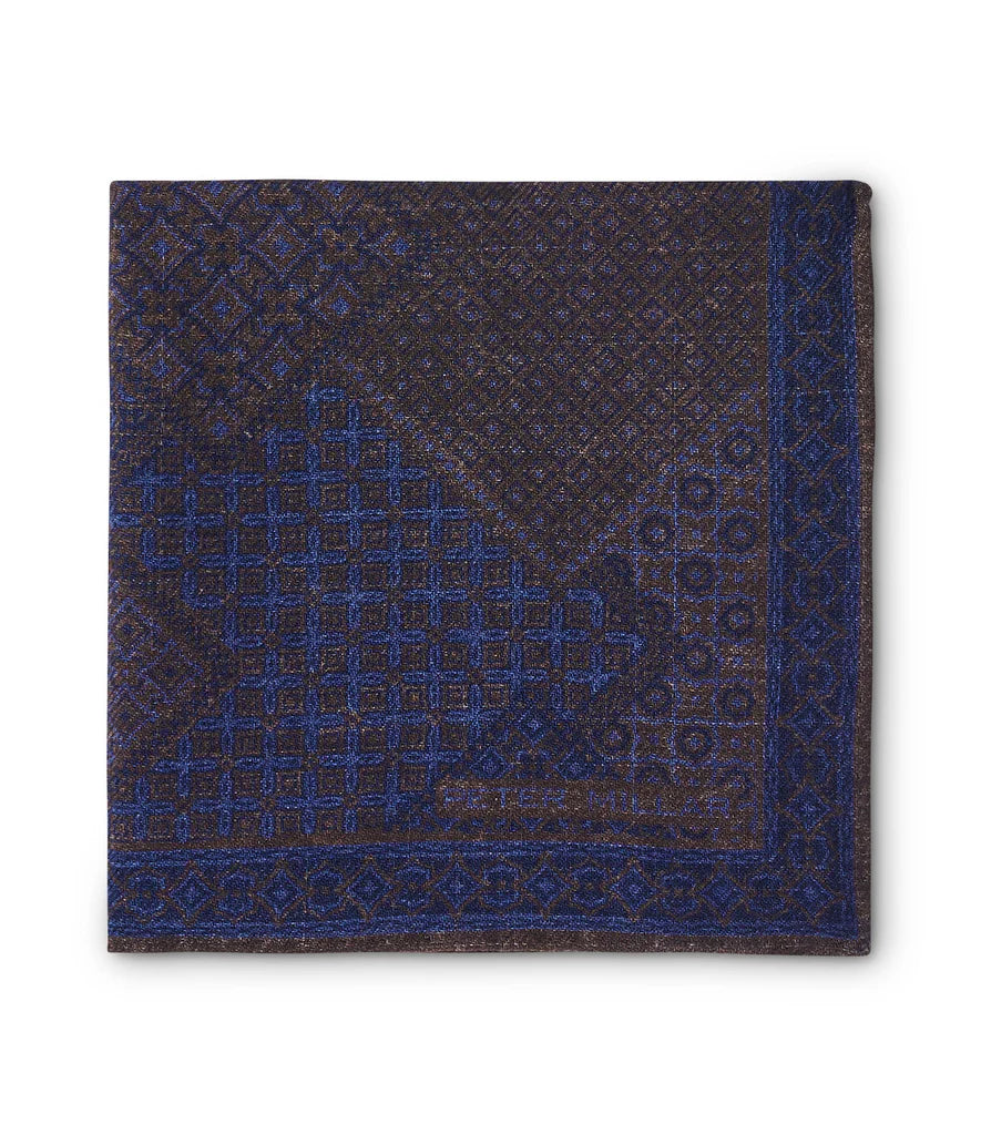 Peter Millar Men's Prescott Pocket Square - NAVY