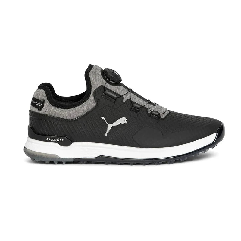 Puma Men's TOUR - PROADAPT ALPHACAT DISC Golf Shoes - PUMA BLACK / PUMA SILVER / QUIET SHADE