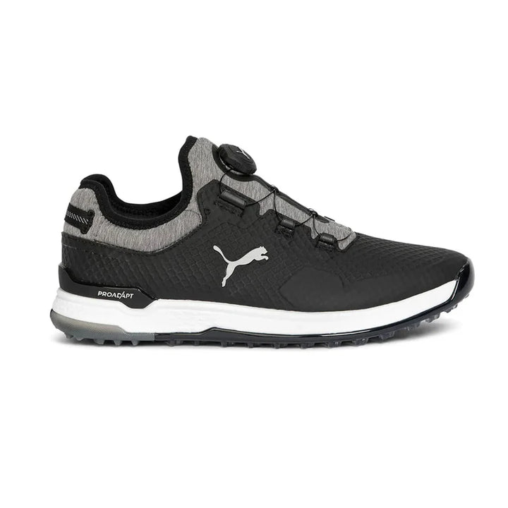 Puma Men's TOUR - PROADAPT ALPHACAT DISC Golf Shoes - PUMA BLACK / PUMA SILVER / QUIET SHADE