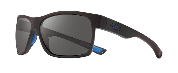 Revo Mens Espen Rectangle Sunglasses - MATTE BLACK