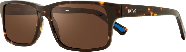 Revo Unisex FINLEY Polarized Sunglasses - BROWN TORTOISE