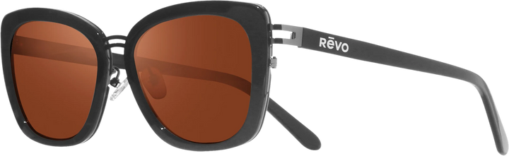 Revo Women's EVA  Polarized Sunglasses - SHINY BLACK