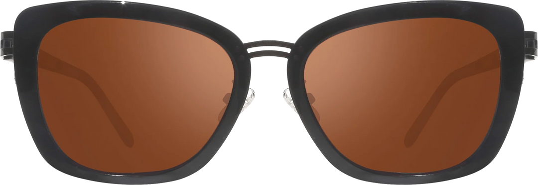 Revo Women's EVA  Polarized Sunglasses - SHINY BLACK