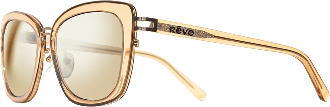 Revo Women's EVA  Polarized Sunglasses - SHINY CARAMEL