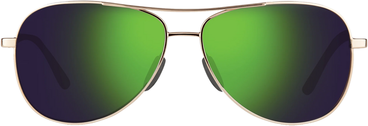 Revo Women's RELAY Petite Aviator Polarized Sunglasses -  GOLD