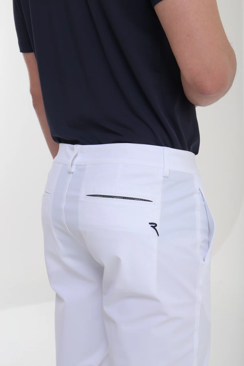Chervò Men's SASSETTO 4-Way Stretch Pant - OPTIC WHITE