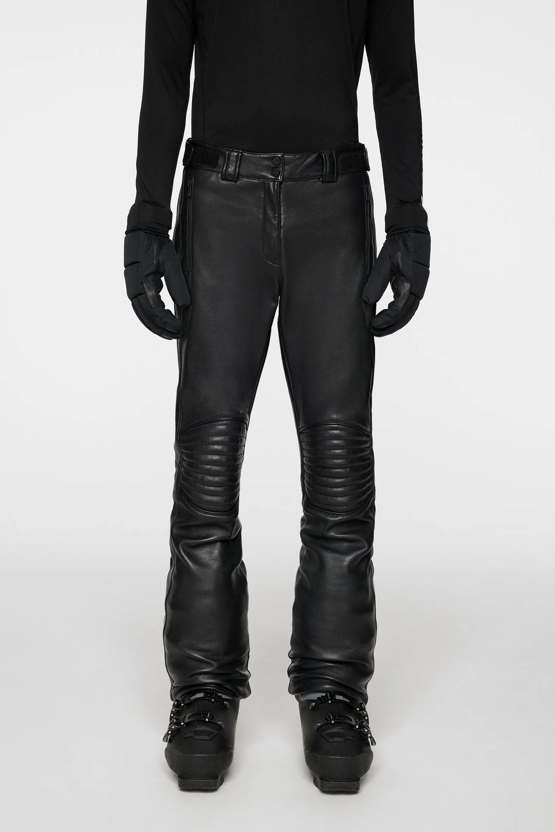 J.Lindeberg Men's SONNY Leather Ski Pant - BLACK