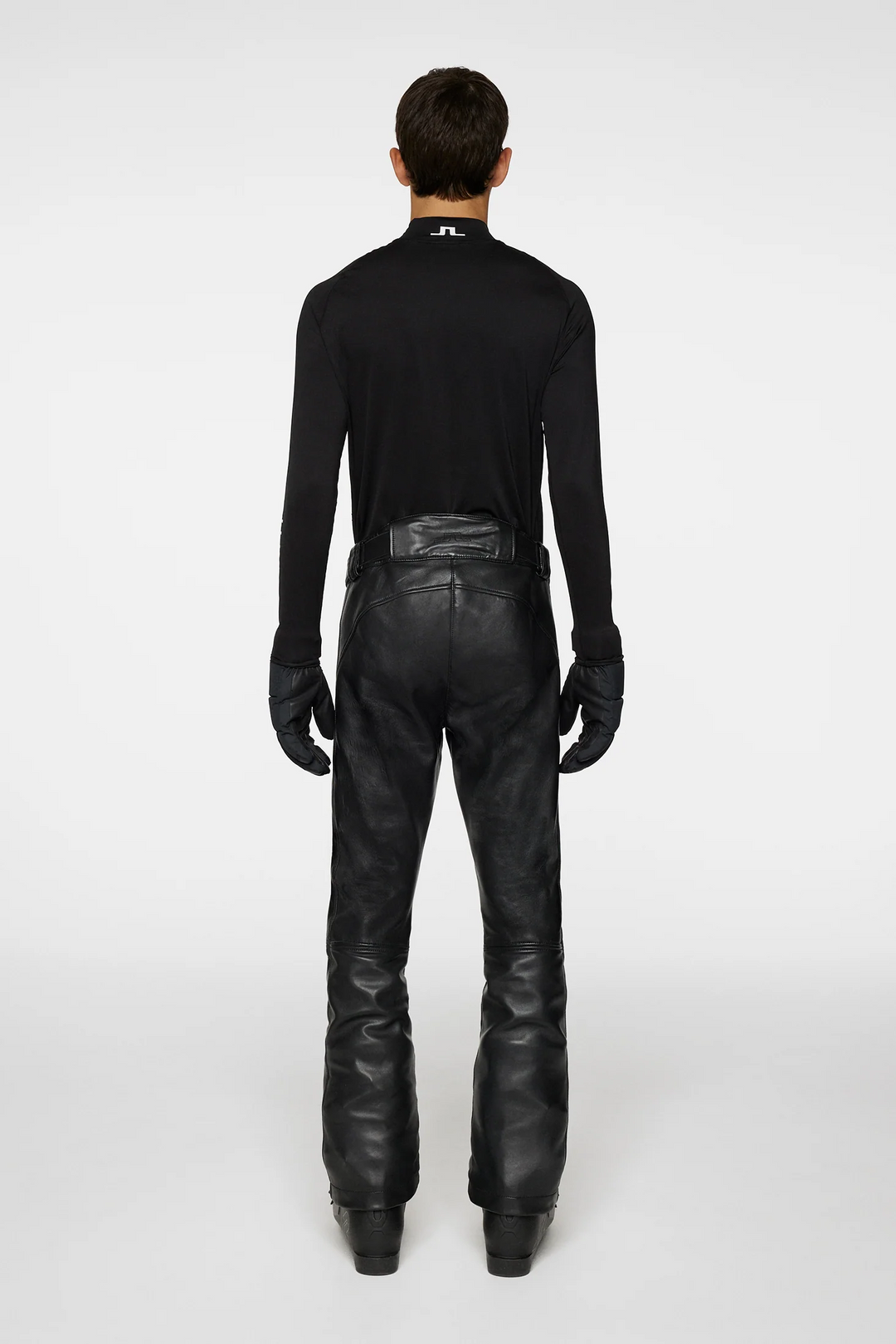 J.Lindeberg Men's SONNY Leather Ski Pant - BLACK