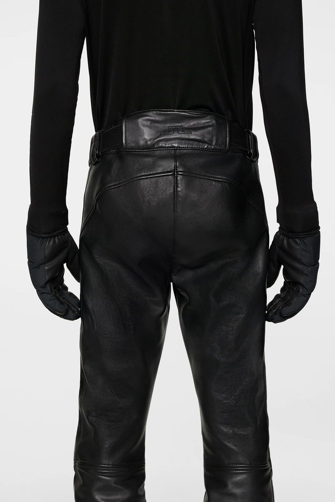 J.Lindeberg Men's SONNY Leather Ski Pant - BLACK