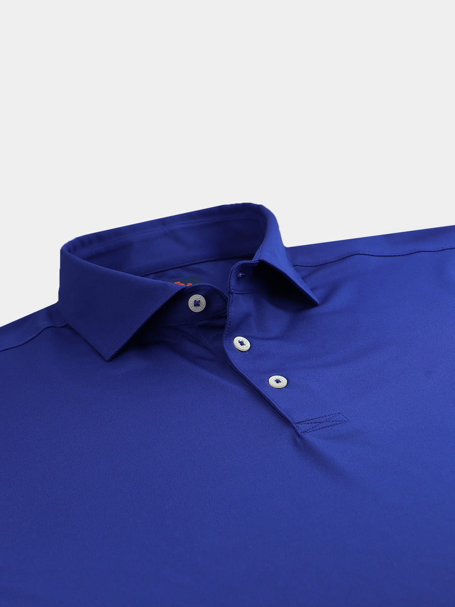 Donald Ross Mens Donny Solid Baby Pique Sport Fit Polo - NAVY - Golf Anything Canada