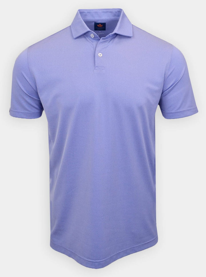 Donald Ross Mens Sport Fit Donny Pique Polo - PERIWINKLE