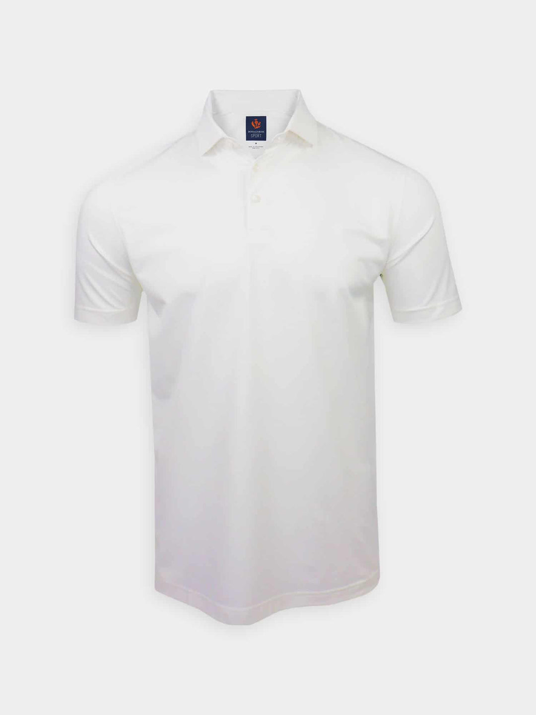 Donald Ross Sport Fit Mens Core Don Solid Polo - WHITE