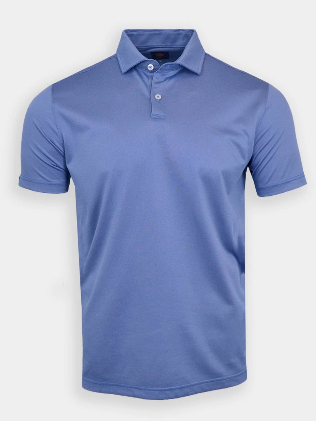 Donald Ross Sport Fit Mens Short Sleeve Donny Polo - BLUE WHALE