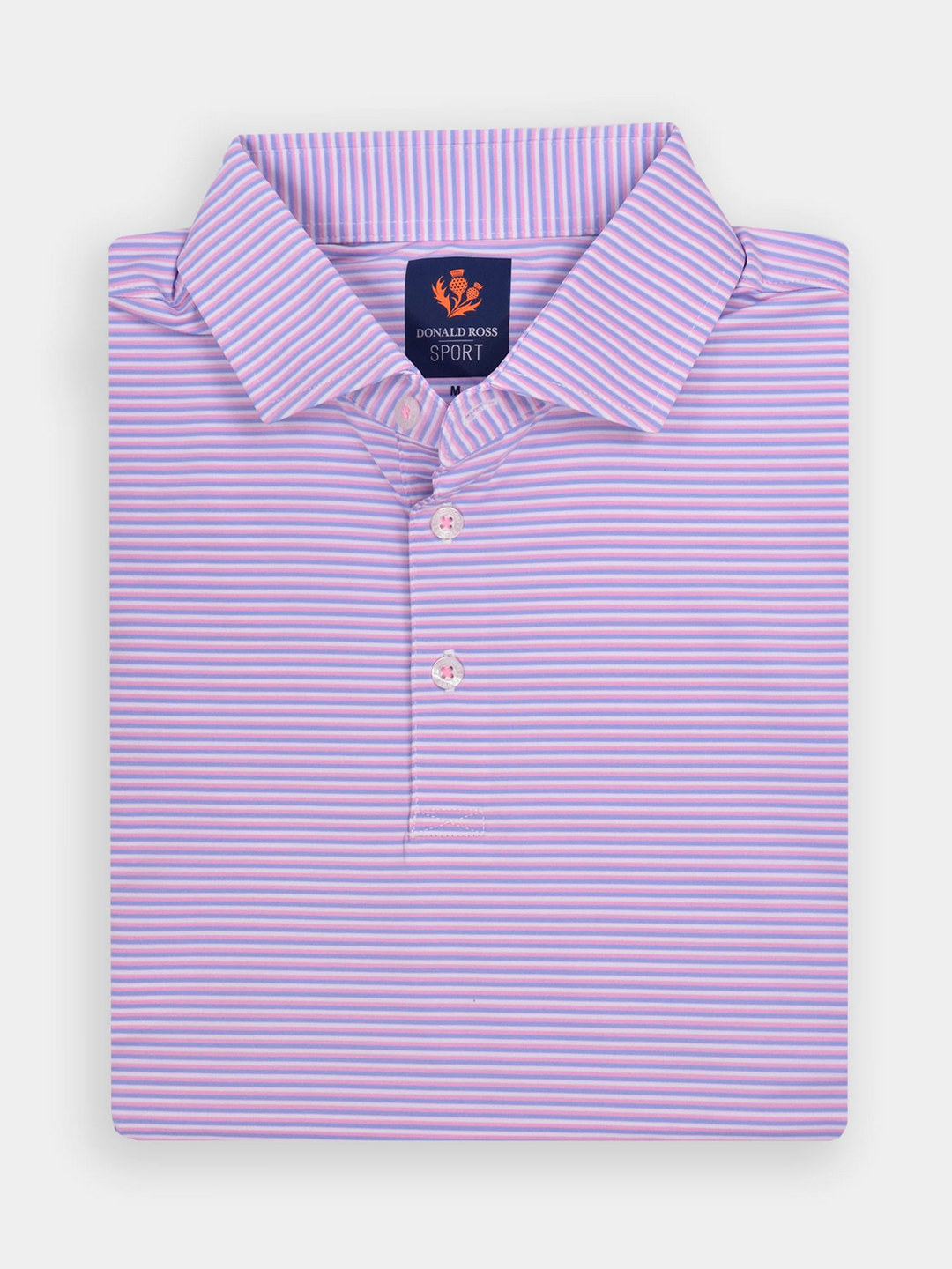 Donald Ross Mens Sport Fit JESSE Polo - PINK