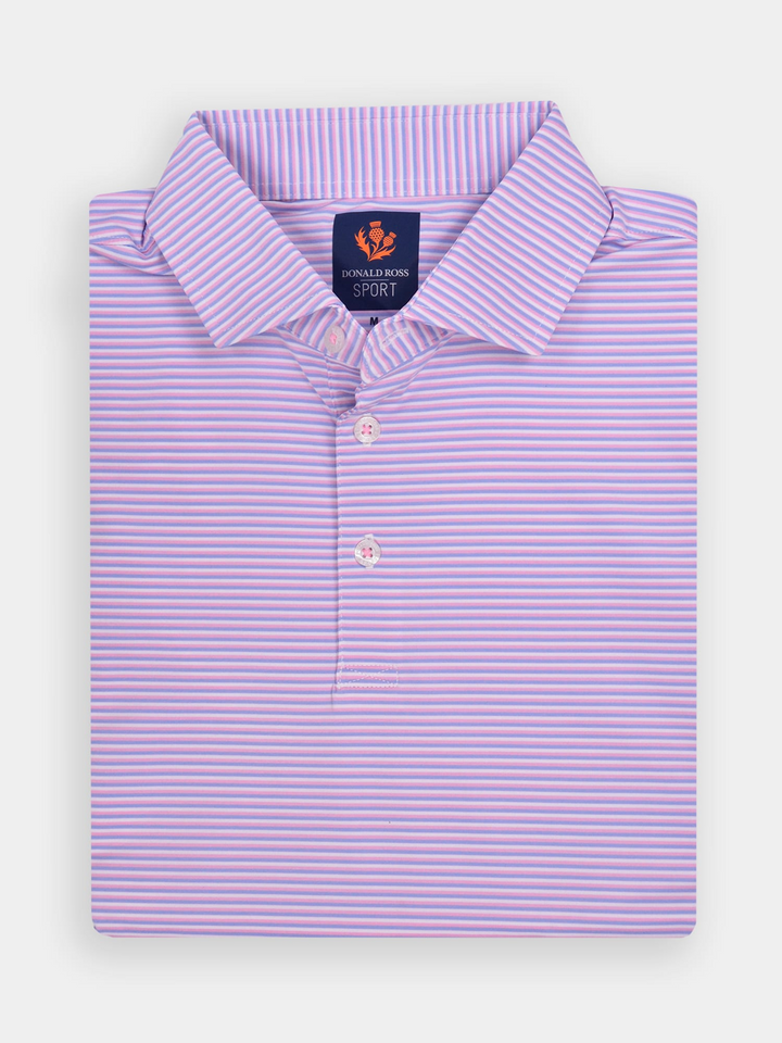 Donald Ross Mens Sport Fit JESSE Polo - PINK