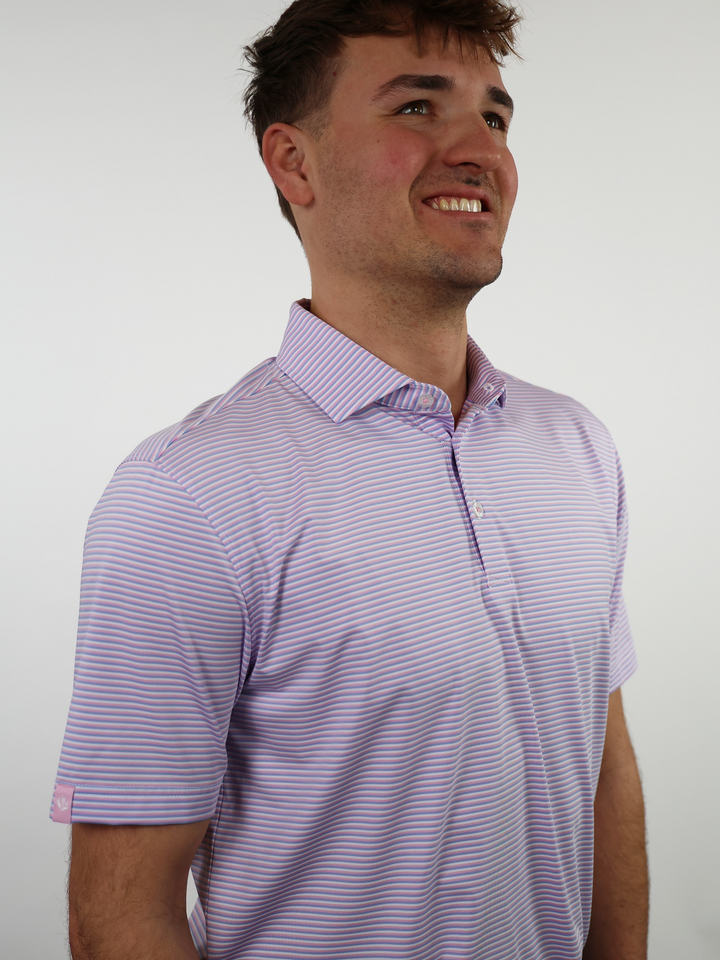 Donald Ross Mens Sport Fit JESSE Polo - PINK