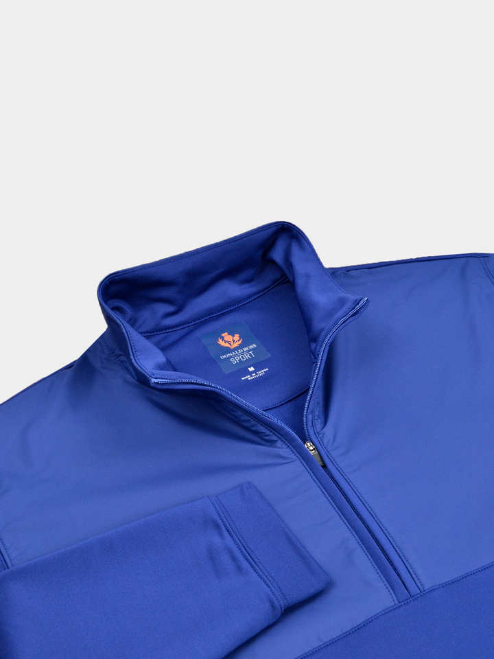 Donald Ross Mens SUPER GOLF Performance Mid Weight 1/4 ZIP Pullover - NAVY