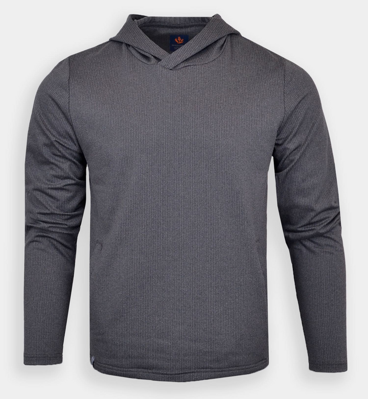 Donald Ross Mens SUPER GOLF Performance Hoodie - STORMY SKY