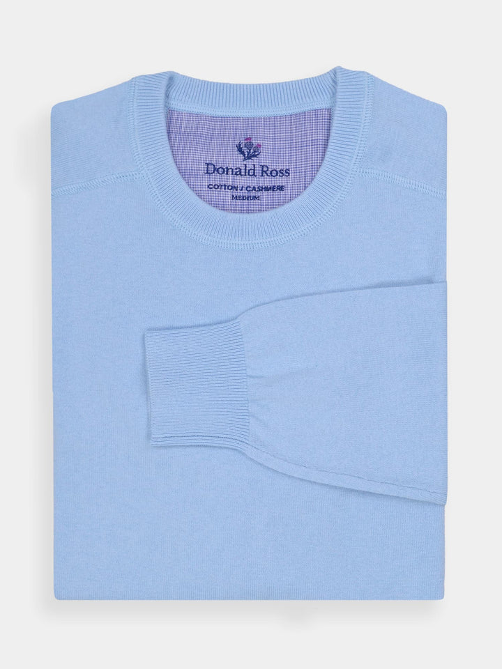 Donald Ross Men's Sport Fit Crewneck Pullover Cotton / Cashmere - COASTAL