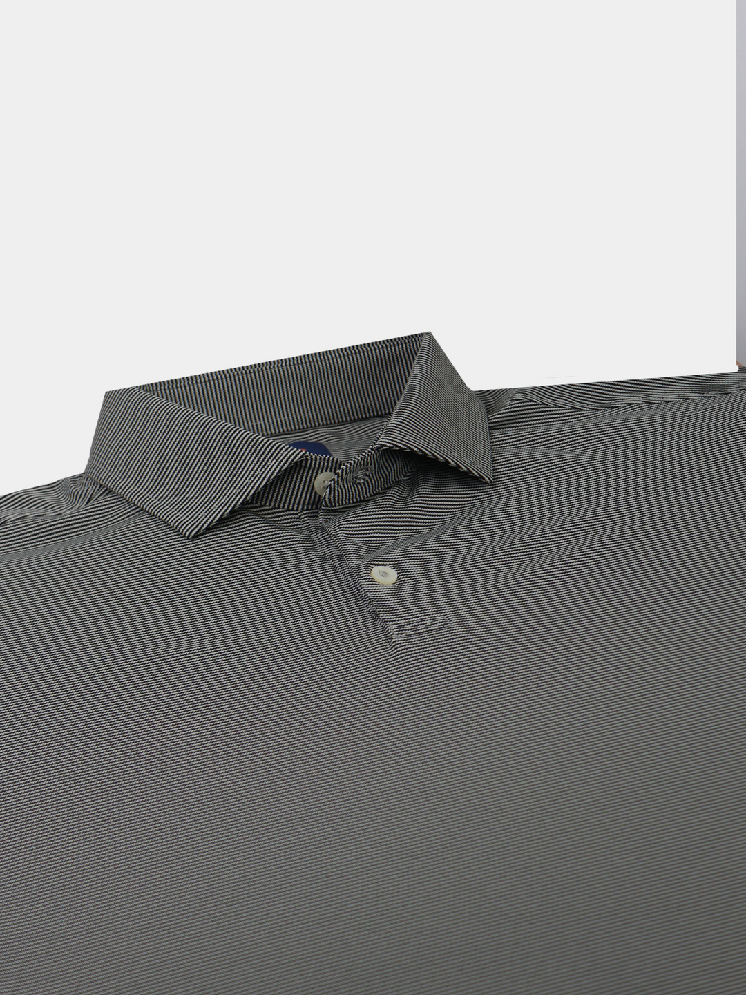 Donald Ross Mens Hugh Pique Sport Fit Polo - QUARRY/BLACK