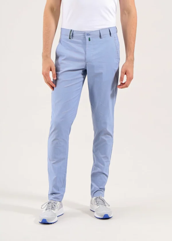 Chervò Men's SPASSO Slim-Fit Pant - CHECK BLUE